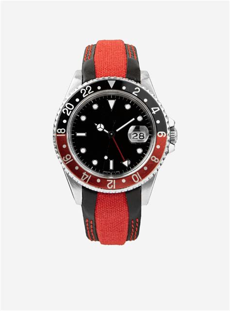 rolex gmt con cinturino in pelle